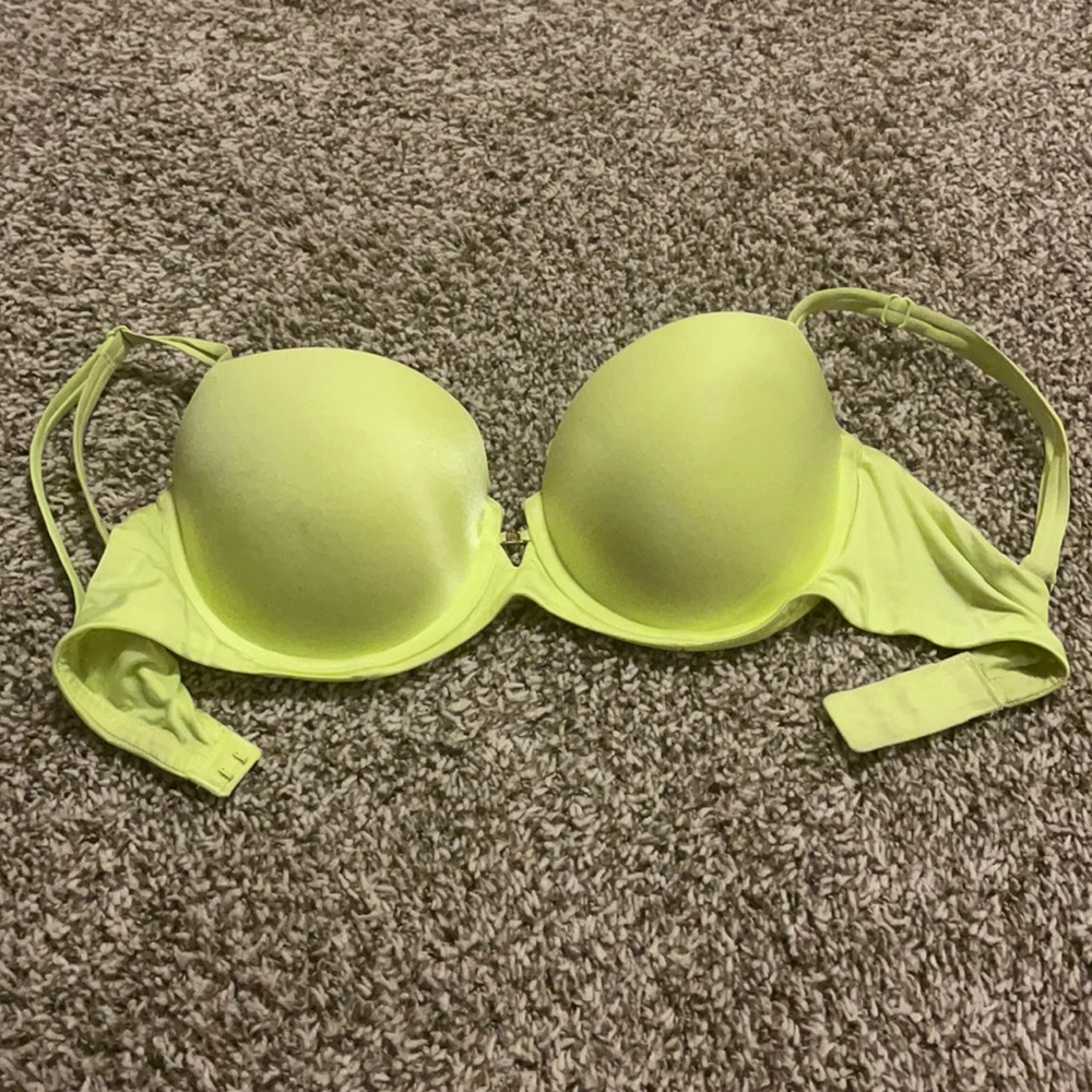 Lime green Victoria secret very sexy bra